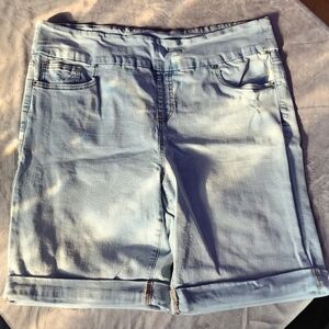 Terra & Sky Jean Shorts 1X (16w - 18w)